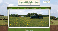 Desktop Screenshot of hardscrabblehollowfarms.com